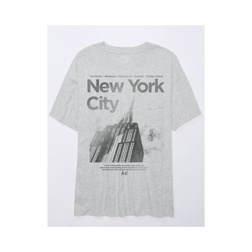아메리칸이글 AE Oversized New York City Graphic T-Shirt