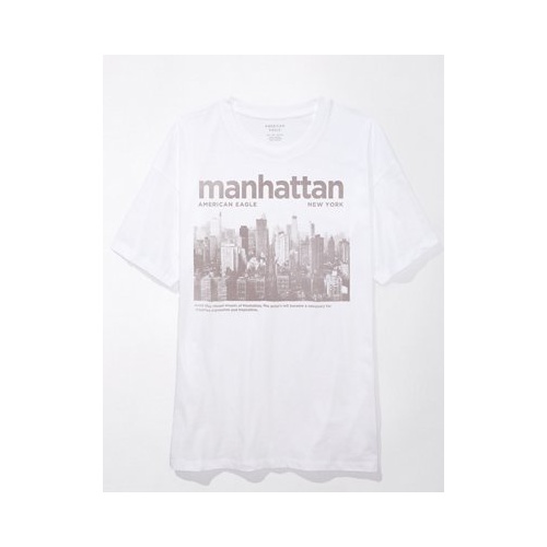 아메리칸이글 AE Oversized Manhattan Graphic T-Shirt