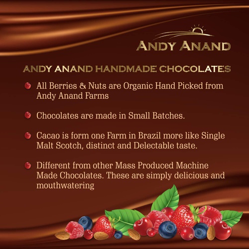  Andy Anand Chocolates Andy Anand Truffles Delectable Variety of 16 Handmade Artisan Truffles Gift Boxed & Greeting Card, Delicious, Succulent & Divine Birthday Valentine, Christmas Holiday Anniversary