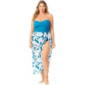 Anne Cole Plus Size Ring Sarong Skirt