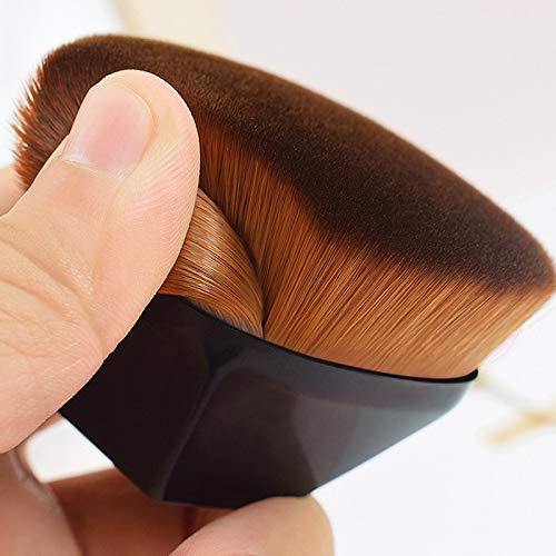  Ansxiy Makeup Foundation Brush, Foundation Beauty Blender Brush, Flat Top High Density Seamless Face Brush Applicator Brush for Flawless Powder Cosmetics and Mixed Liquid or Cream