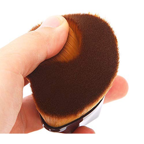  Ansxiy Makeup Foundation Brush, Foundation Beauty Blender Brush, Flat Top High Density Seamless Face Brush Applicator Brush for Flawless Powder Cosmetics and Mixed Liquid or Cream