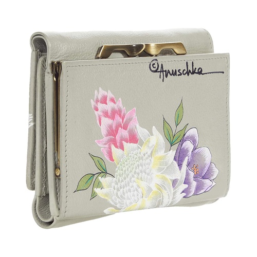  Anuschka 1138 RFID Blocking Small Flap French Wallet