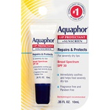 Aquaphor Lip Protectant and Sunscreen Ointment - Broad Spectrum SPF 30 - Relieves Chapped Lips - .35 fl. Oz. Tube