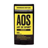 Art of Sport Mens Deodorant - Rise Scent - Aluminum Free Deodorant for Men with Natural Botanicals Matcha and Arrowroot - High Performance Formula for Athletes - Goes on Clear - 2.