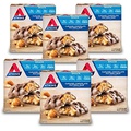 Atkins Snack Bar, Caramel Chocolate Nut Roll, Keto Friendly, 30 Count (Pack of 6)