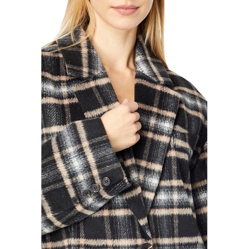  Avec Les Filles Oversized Plaid Blazer Coat