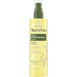 Aveeno Daily Moisturizing Dry Body Oil Mist with Oat and Jojoba Oil for Dry, Rough Sensitive Skin, Nourishing & Hypoallergenic Body Spray, Paraben-, Silicone- & Phthalate-Free, 6.7