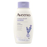 Aveeno Stress Relief Body Wash with Soothing Oat, Lavender, Chamomile & Ylang-Ylang Essential Oils, 12 ounce, pack of 3