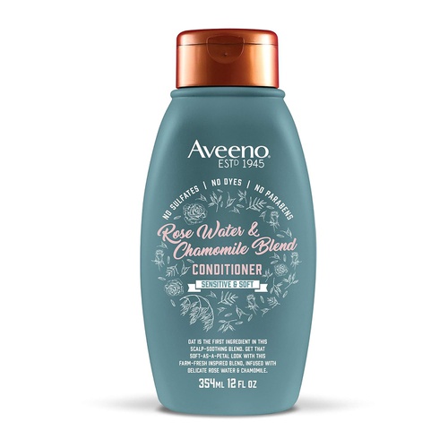  Aveeno Scalp Soothing Rose Water and Blend Conditioner, (67313) chamomile 12 Fl Oz