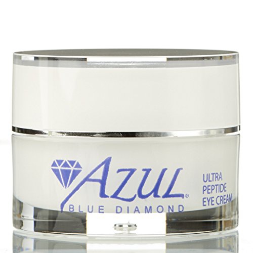  Azul Blue Diamond Azul Skin Health Ultra Peptide Eye Cream For Anti Aging, Easing Eye Bags, Dark Circles And Fine Wrinkles, Advanced Eye Treatment With Skin-nourishing Peptides, Aloe And Jojoba (0.5