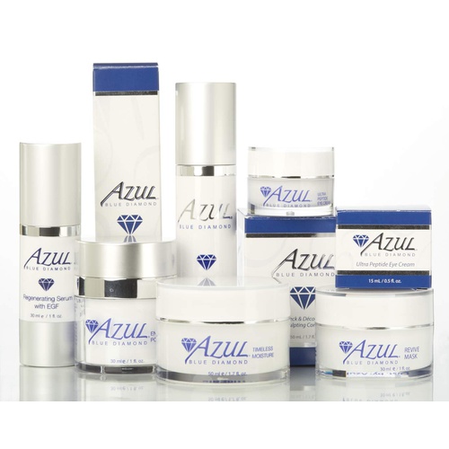  Azul Blue Diamond Azul Skin Health Ultra Peptide Eye Cream For Anti Aging, Easing Eye Bags, Dark Circles And Fine Wrinkles, Advanced Eye Treatment With Skin-nourishing Peptides, Aloe And Jojoba (0.5