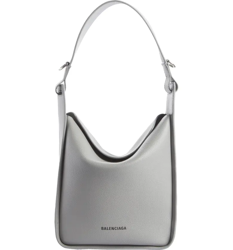 Balenciaga Leather Satchel_BALENCIAGA GREY