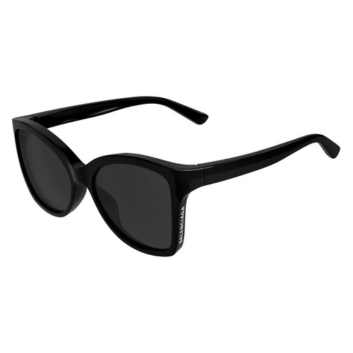 발렌시아가 Balenciaga 58mm Butterfly Sunglasses_BLACK/ GREY