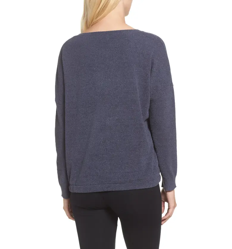  Barefoot Dreams Cozychic Ultra Lite Lounge Pullover_PACIFIC BLUE