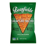 Beanfields Bean Chips, High Protein and Fiber, Gluten Free, Vegan Snack, Jalapeno Nacho, 5.5 Ounce