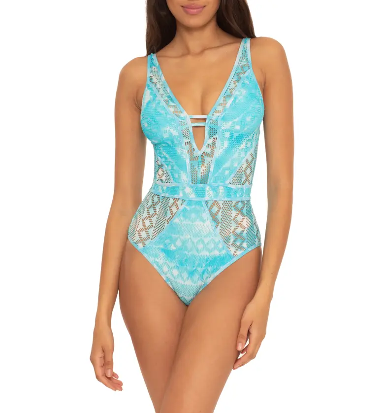 Becca Up in the Clouds One-Piece Swimsuit_LAKE