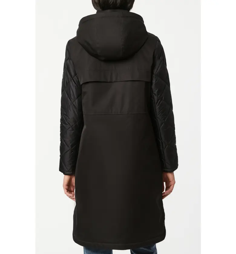  Bernardo Water Resistant Parka with Removable Hood_BLACK