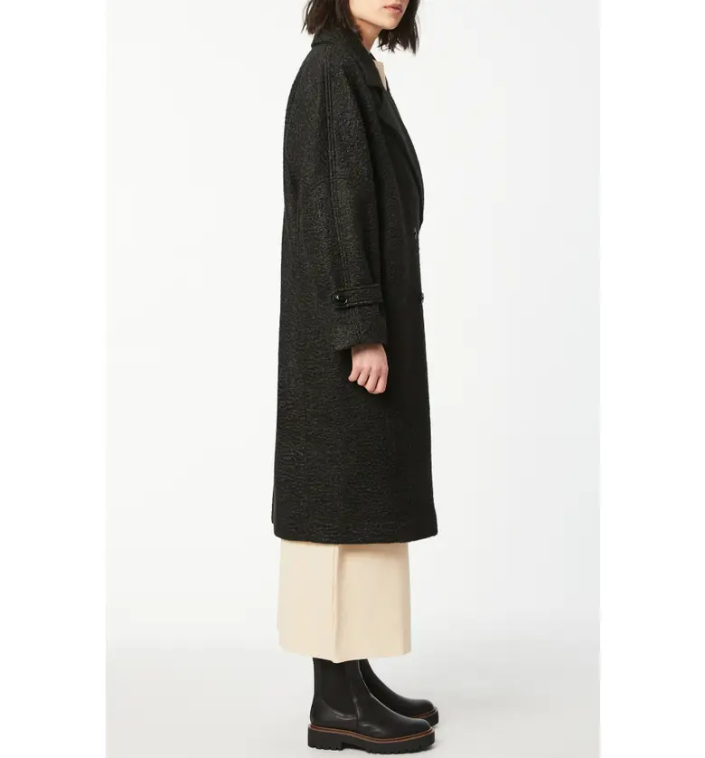  Bernardo Oversize Double Breasted Coat_BLACK