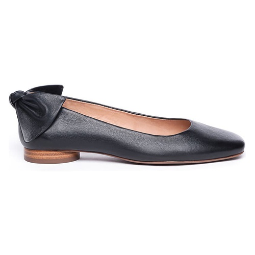  Bernardo Eloise Bow Flat_BLACK LEATHER