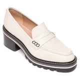 Bernardo Footwear Selma Penny Loafer Pump_EGGSHELL LEATHER