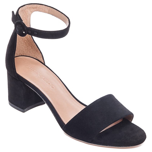  Bernardo Belinda Ankle Strap Sandal_BLACK SUEDE