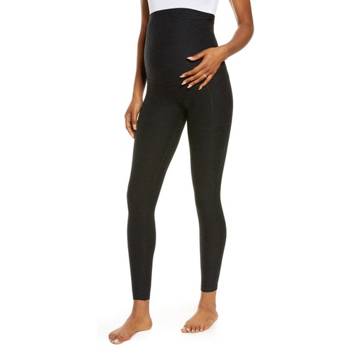  Beyond Yoga Out of Pocket High Waist Maternity Pocket Leggings_DARKEST NIGHT