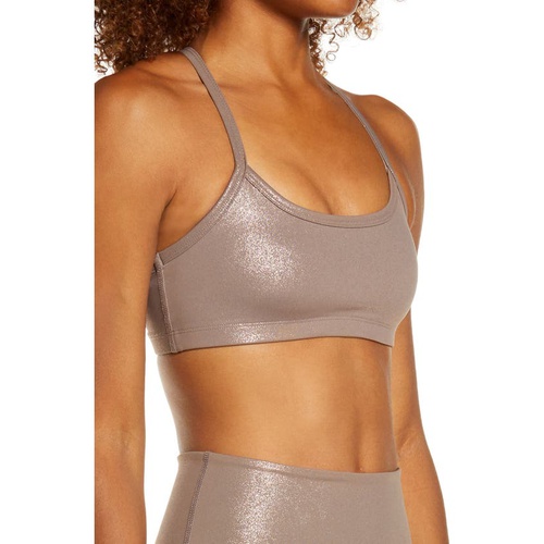  Beyond Yoga Twinkle Slim Racerback Sports Bra_MOCHA BROWN ROSE GOLD TWINKLE