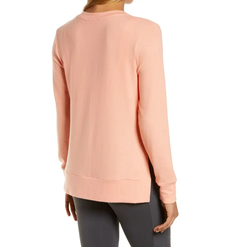  Beyond Yoga Just Chillin Pullover_SUNSET PEACH