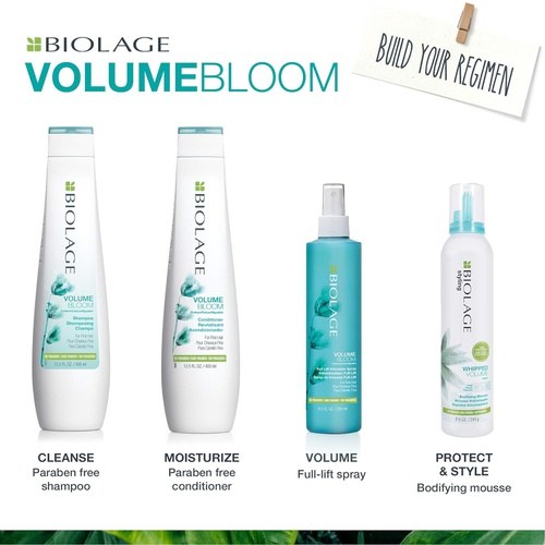  BIOLAGE Volumebloom Shampoo | Lightweight Volume & Shine | Paraben-Free | for Fine Hair