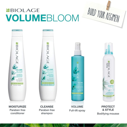  BIOLAGE Volumebloom Conditioner | Weightless Moisture for Long-Lasting Voluminous Hair | Paraben-Free | for Fine Hair | 33.8 Fl Oz