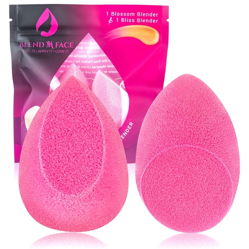  BLEND MY FACE FEEL IT APPLY IT LOVE IT Blend My Face Microfiber Makeup Blenders  Blending Applicators for Powder, Liquids, Concealer, and Foundation  Absorbs less Makeup, Allows for Full Coverage (Original 2 pack)