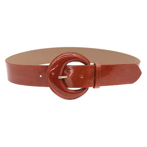  B-Low the Belt Mini Maura Patent Leather Belt_COGNAC