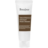 [BONAJOUR] Natural Morocco Ghassoul Foam Clenser for Daily Face Washing, Remove make-up & Pore tightening 5.29 Fl. Oz