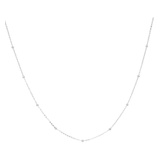 Bony Levy 14K Gold Ball Bead Chain Necklace_WHITE GOLD