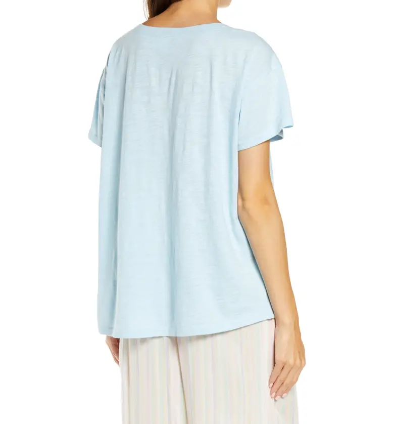  BP. Womens Katie Organic Cotton Lounge T-Shirt_BLUE DREAM