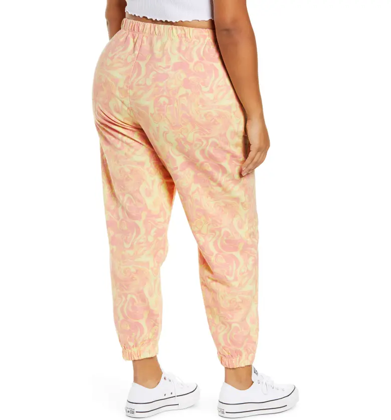  BP. Classic Sweatpants_PINK- YELLOW SPACEY