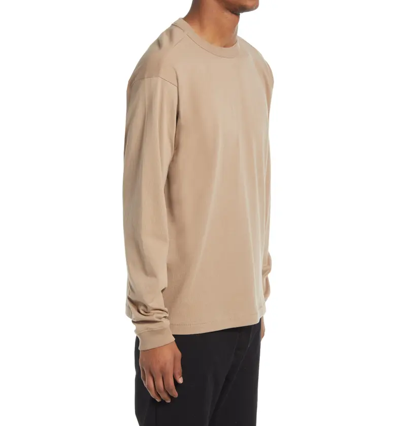  BP. Long Sleeve Crewneck T-Shirt_TAN DESERT