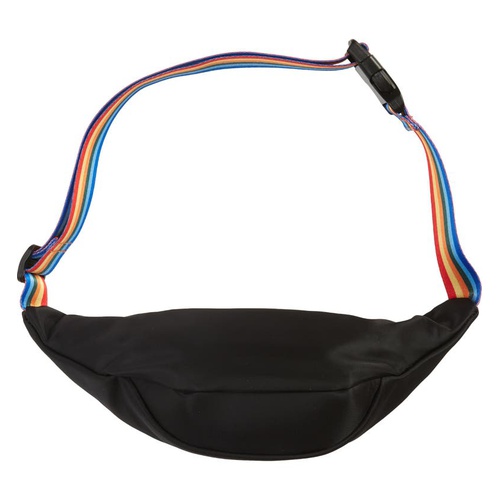  BP. Pride Rainbow Web Belt Bag_BLACK RAINBOW