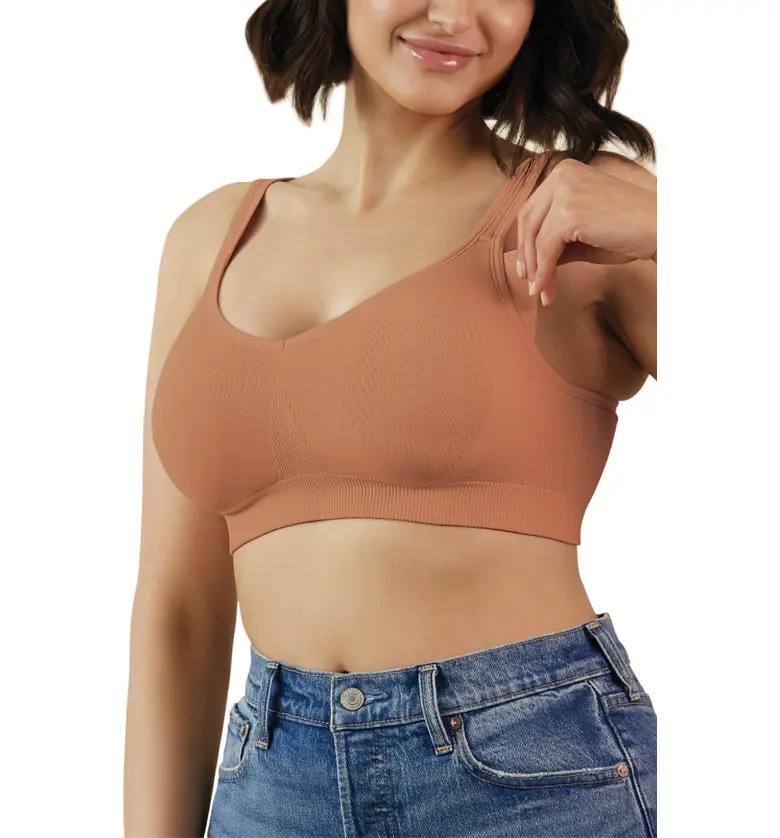  Bravado Designs Sculpt Wireless T-Shirt Everyday Bra_CINNAMON