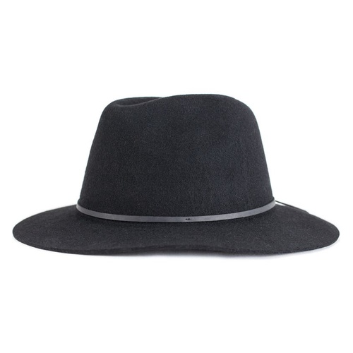  Brixton Wesley Wool?Fedora_BLACK