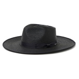 Brixton Jo Straw Rancher Hat_BLACK