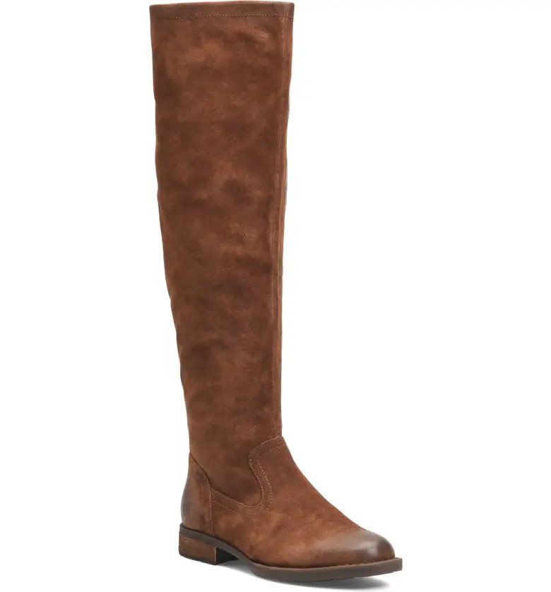 BØRN Boern Borman Over the Knee Boot_RUST DISTRESSED LEATHER