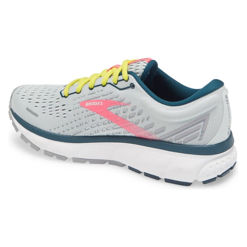  Brooks Ghost 13 Running Shoe_ICE FLOW/ PINK/ POND