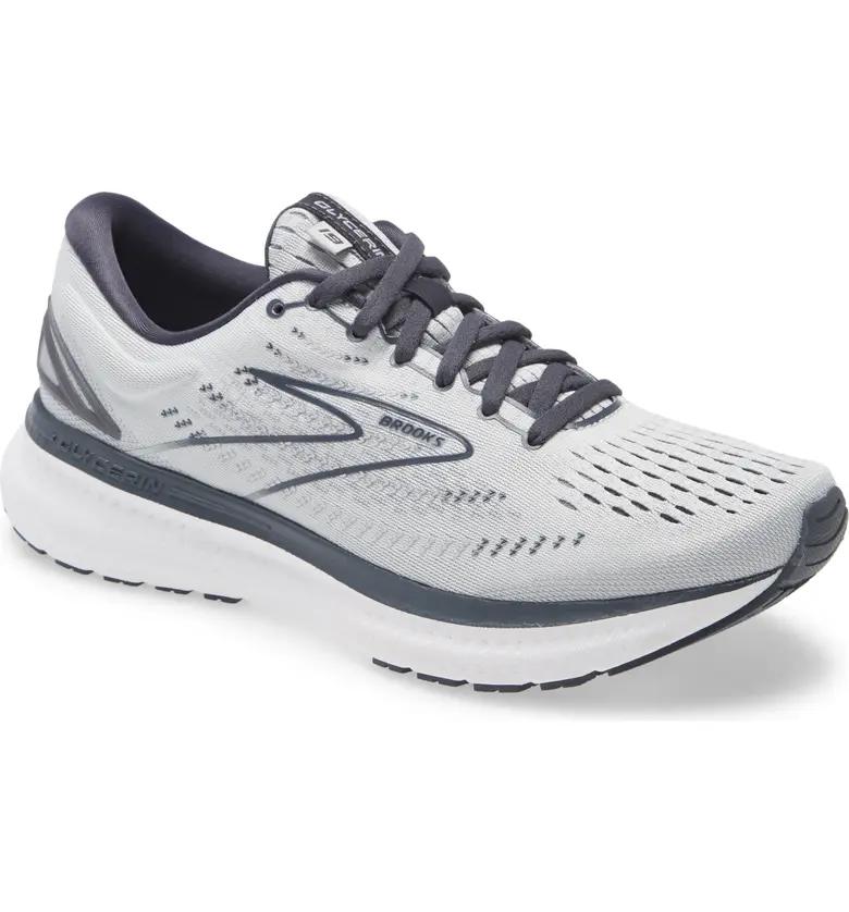 Brooks Glycerin 19 Running Shoe_GREY/ OMBRE/ WHITE