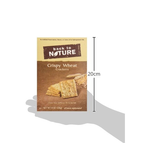  Back to Nature Crackers, Non-GMO Crispy Wheat, 8 Ounce