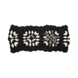 Badgley Mischka Beaded Crochet Headband