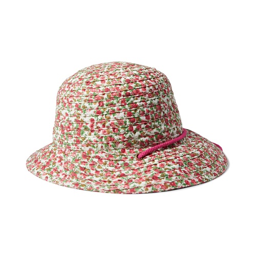  Badgley Mischka Woven Bucket Hat with Adjustable Drawcord