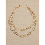 bananarepublic Large Links Brass Necklace | Aureus + Argent