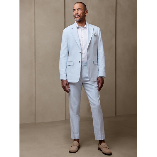 바나나리퍼블릭 Canyon Tailored-Fit Linen-Blend Suit Trouser